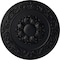 Ekena Millwork Sydney Ceiling Medallion (Fits Canopies up to 5 3/4"), Hand-Painted Steel Gray, 27 3/4"OD x 2"P CM27SYSGS - alternate 1